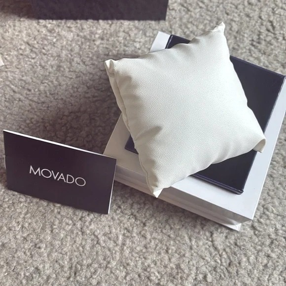 Movado Bold White Black Watch Box EMPTY - Picture 6 of 6
